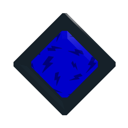 Blue Lightning gem