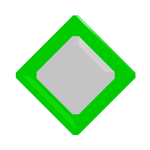 Green n White gem