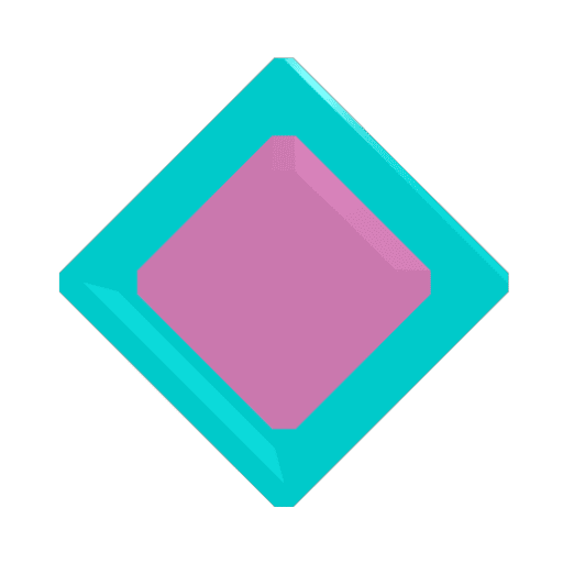 Pink n Cyan gem