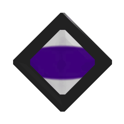 Purple Stripes gem