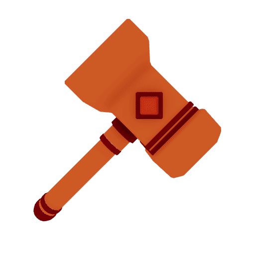 Orange n Red hammer