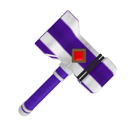 Purple Stripes hammer