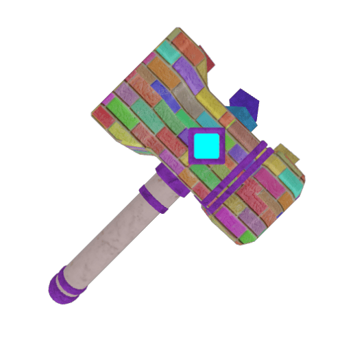 Rainbow Bricks hammer