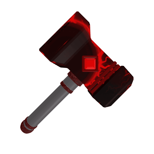 Red Forcefield hammer