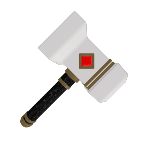 White n Bronze hammer